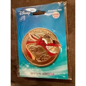 Disney PALM MUSHU Mulan Gold Coin LE 300 Pin